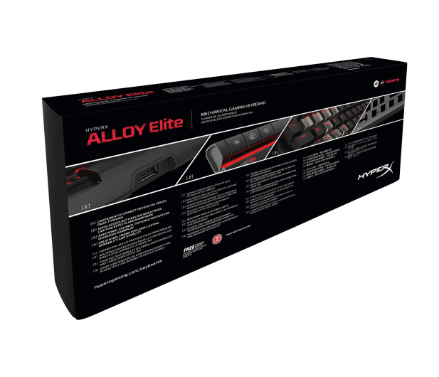 HyperX Alloy Elite Cherry MX Red - 378249 - zdjęcie 9